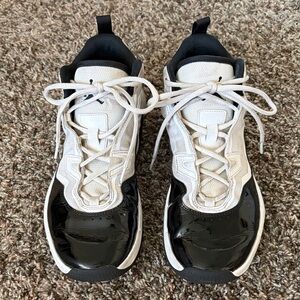 Nike Air Jordan Flight Black White Athletic Sneakers, Size 8.5 Sports Gym, etc.